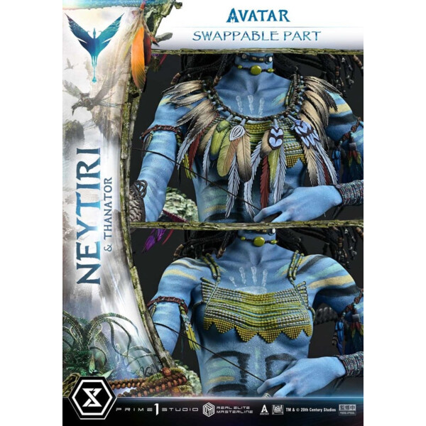 Avatar (Film) Estatua Real Elite Masterline Series 1/4 Neytiri & Thanator 75 cm