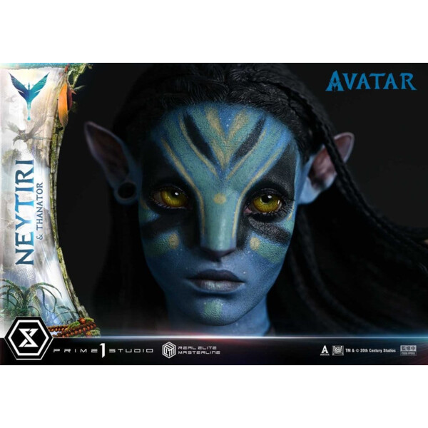 Avatar (Film) Estatua Real Elite Masterline Series 1/4 Neytiri & Thanator 75 cm