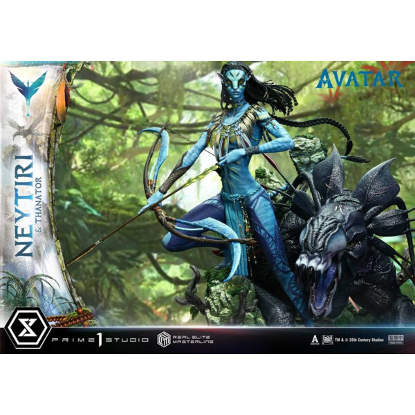 Avatar (Film) Estatua Real Elite Masterline Series 1/4 Neytiri & Thanator 75 cm