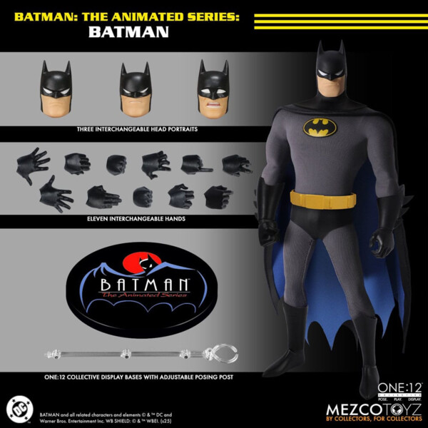 Batman: la serie animada Figura 1/12 Batman 17 cm