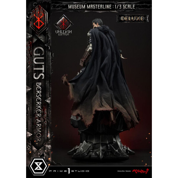 Berserk Estatua Museum Masterline 1/3 Guts Berserker Armor Unleash Edition Deluxe Bonus Version 121 cm
