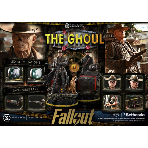 Fallout (TV Series) Estatua Real Elite Masterline Series 1/4 The Ghoul 64 cm