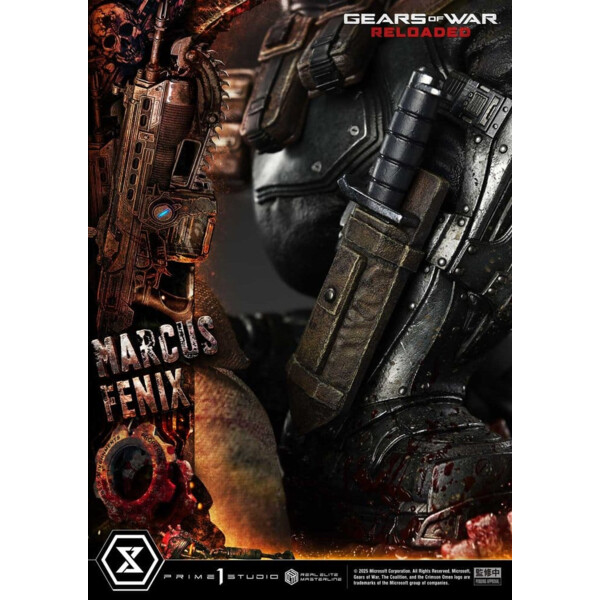 Gears of War: Reloaded – Estatua Real Elite Masterline Series 1/3 Marcus Fenix Ultimate Version 97 cm