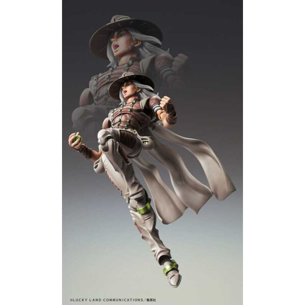 JoJo's Bizarre Adventure Part7 Steel Ball Run Figura Super Action Chozokado Gyro Zeppeli Third 16 cm