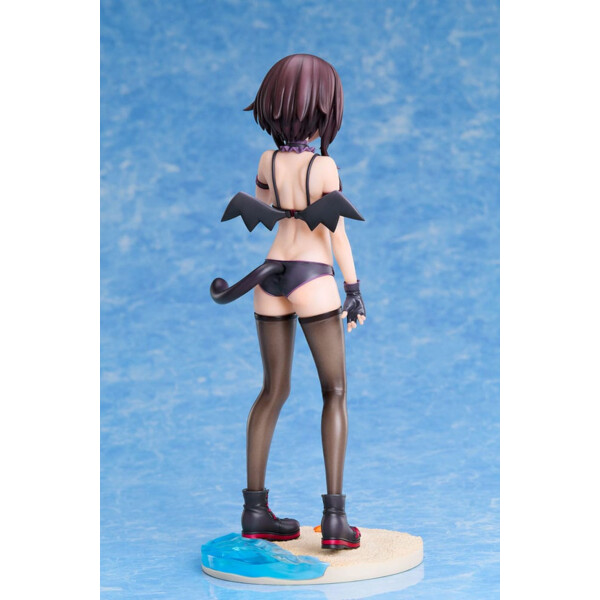 KonoSuba: An Explosion on This Wonderful World! Estatua 1/7 Megumin Chomusuke Swimsuit Ver. 22 cm