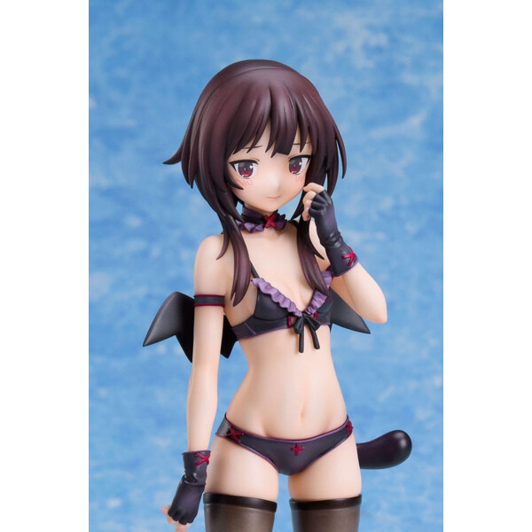 KonoSuba: An Explosion on This Wonderful World! Estatua 1/7 Megumin Chomusuke Swimsuit Ver. 22 cm