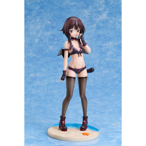 KonoSuba: An Explosion on This Wonderful World! Estatua 1/7 Megumin Chomusuke Swimsuit Ver. 22 cm