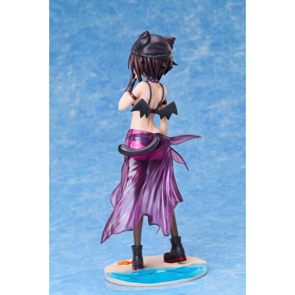 KonoSuba: An Explosion on This Wonderful World! Estatua 1/7 Megumin Chomusuke Swimsuit Ver. 22 cm