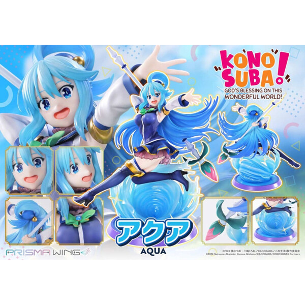 Konusuba - God's blessing on this wonderful world! Estatua PVC 1/7 Prisma Wing Aqua 24 cm
