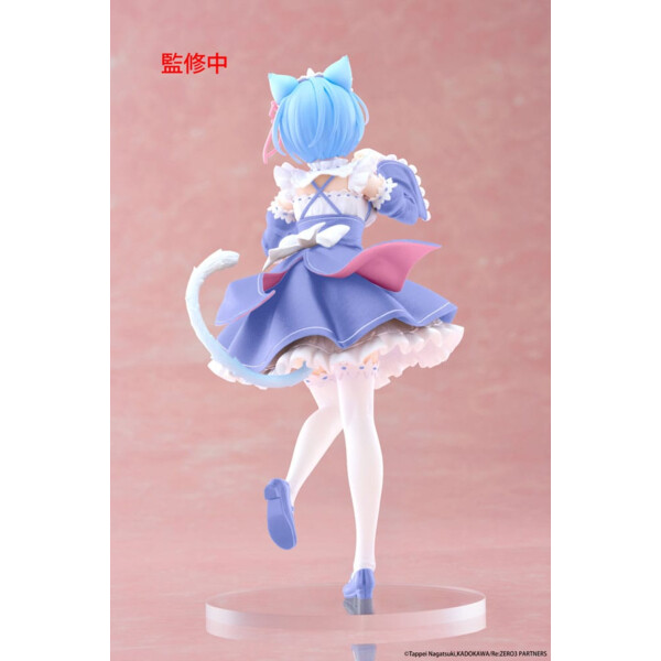 ReZero Starting Life in Another World Coreful Estatua PVC Rem Cat Maid Ver. Renewal 18 cm