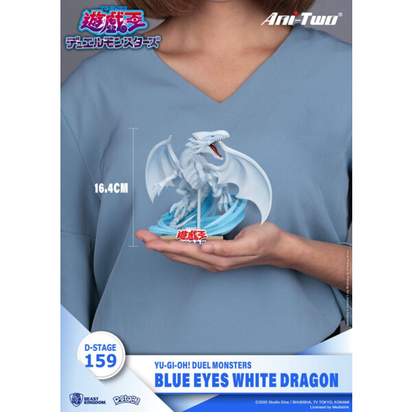 Yu-Gi-Oh! Duel Monsters D-Stage PVC Diorama Blue Eyes White Dragon 15 cm