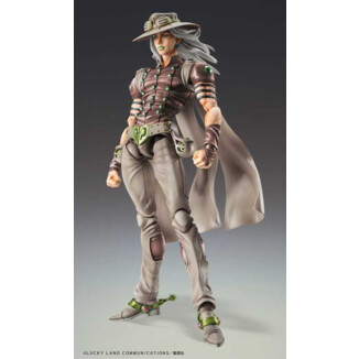 JoJo's Bizarre Adventure Part7 Steel Ball Run Figura Super Action Chozokado Gyro Zeppeli Third 16 cm