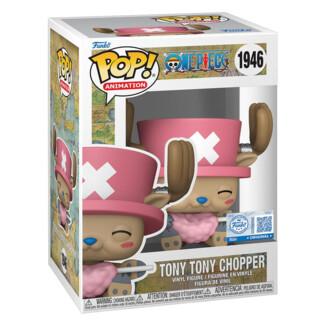 One Piece Figura POP! Animation Vinyl Tony Tony Chopper with Cotton Candy   Exclusive 9 cm