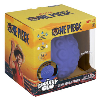 One Piece Lámpara Squishy Glo Gum Gum Fruit 15 cm